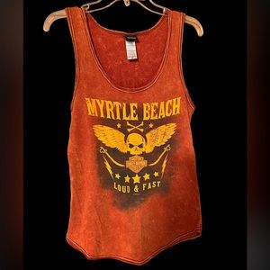 Harley Davidson tank top.